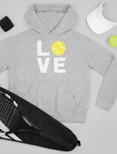 Vista 4 de Sudadera de tenis con capucha para mujeres y adolescentes
