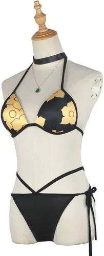 Vista 3 de My Dress Up Darling Cosplay Kitagawa - Traje de baño de anime, bikini de verano