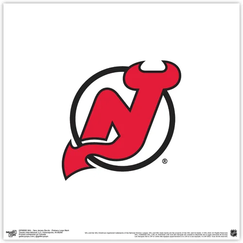 Vista 10 de Trends International Gallery Pops NHL New Jersey Devils - Póster de pared con logotipo primario, 12.00 x 12.00 pulgadas, versión de marco negro