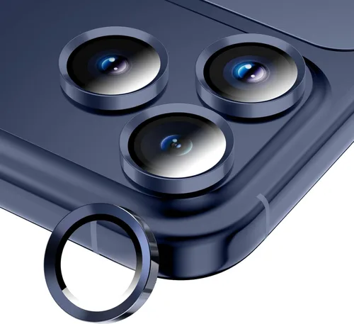 Vista 31 de Protector de lente de cámara para iPhone 17/16/16 Plus, Vidrio templado de metal Cubierta individual de lente de cámara [Anti-caída] Compatible