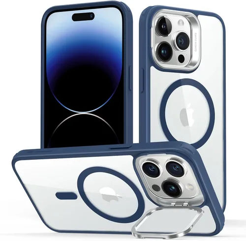 Vista 72 de ESR Funda para iPhone Air con soporte de almacenamiento, compatible con MagSafe, protección contra caídas de grado militar, funda magnética