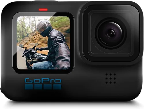 Vista 3 de GoPro HERO10 Black - Cámara de acción impermeable con LCD frontal y pantallas traseras táctiles, video Ultra HD 5.3K60, fotos de 23 MP, transmisión