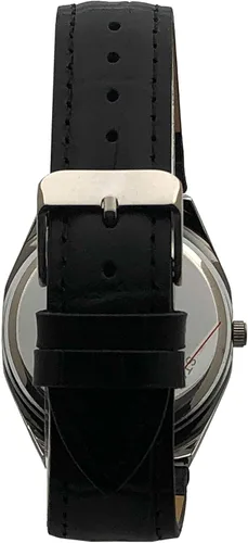 Vista 2 de Peugeot - Reloj de pulsera con bisel de cristal y correa de piel a juego