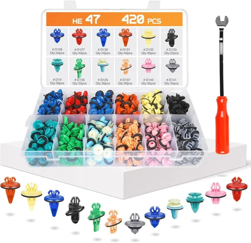 Vista 13 de OTUAYAUTO - Clips para línea de combustible, 70 piezas de clips de retención de línea de combustible