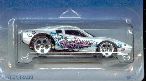 Vista 2 de Hot Wheels 1997 #547 Ferrari 308 White QuickSilver Serie 3 de 4 Escala 1:64