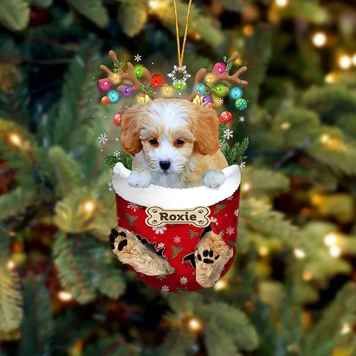 Vista 17 de LOVELYPOD Adorno Personalizado de Perro Affenpinscher, Adornos de Navidad Affenpinscher Regalo para Amante de Perros, Adorno de Navidad Colgante