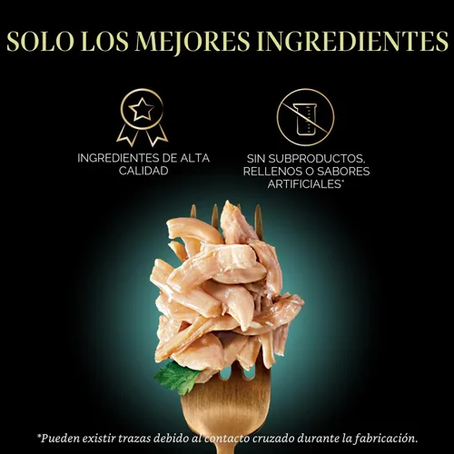 Vista 5 de Sheba Selections Filets Complemento húmedo para gatos, pollo, 1.3 onzas, 12