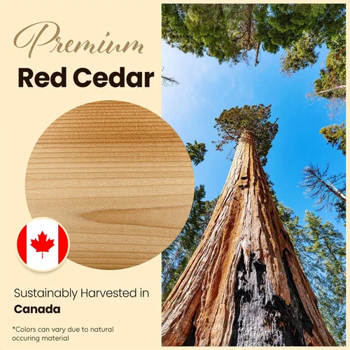 Vista 7 de Termómetro e higrómetro de sauna 2 en 1 - Hecho a mano con madera de cedro rojo canadiense - Medidor analógico de temperatura y humedad - Fahrenheit