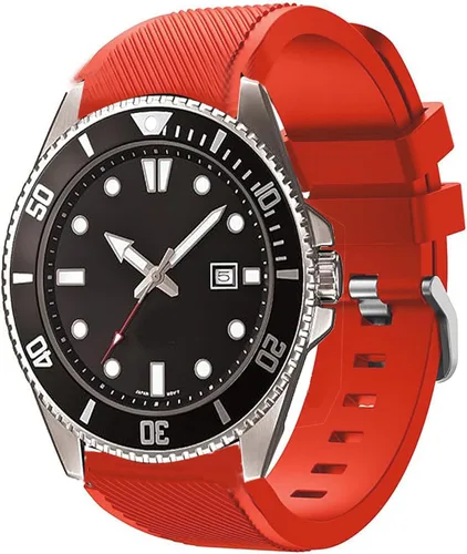 Vista 10 de Compatible con correas Casio MDV106, correa de silicona deportiva de liberación rápida de 0.866 pulgadas, correa de repuesto compatible con reloj