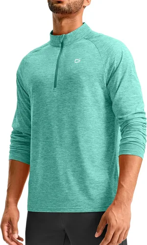 Vista 14 de G Gradual Camisetas deportivas de manga larga con cremallera de un cuarto Blanco