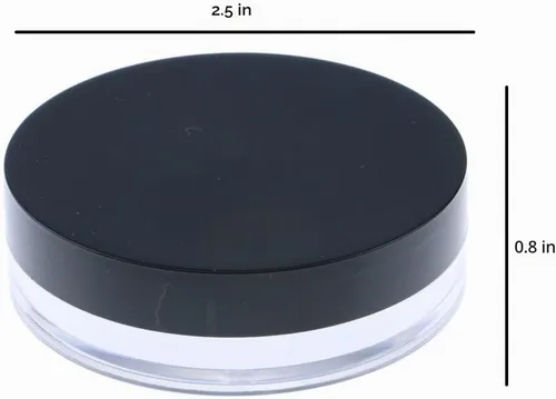 Vista 3 de Topwon Kit de viaje de caja de maquillaje de contenedor de polvo suelto portátil 0.3 fl oz