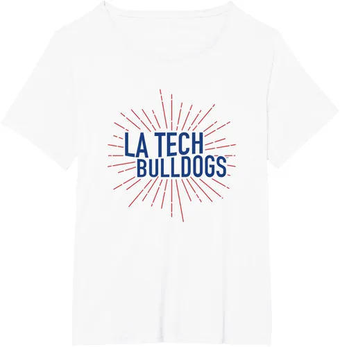 Vista 14 de Camiseta Louisiana Tech Bulldogs Burst, Blanco