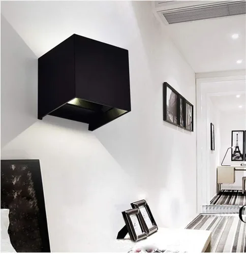 Vista 3 de TAIYH - Lámpara de pared LED moderna – Lavadora de pared de 12 V, diseño de ángulo de haz ajustable, IP65 impermeable para exteriores/interiores