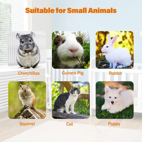 Vista 6 de BWOGUE Cama Túnel para Conejos, Juguetes de Tubos Túnel Plegables 2 en 1 con Alfombrilla Removible y Escondite para Gatos, Gatitos, Conejos