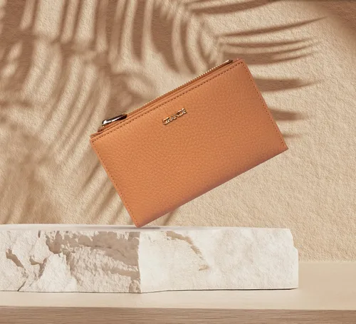 Vista 45 de Grande -2804 Cartera para mujer, Naranja, Minimalista