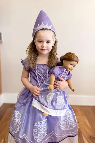 Vista 9 de Little Adventures Disfraz de princesa de amuleto morado