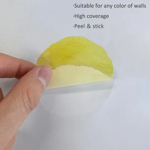 Vista 3 de Calcomanías de pared de lunares coloridos, pegatinas de pared de puntos de acuarela para niños, bebés, niñas, adolescentes y habitación de guardería