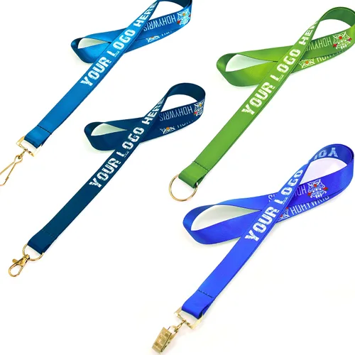 Vista 2 de Custom Lanyards Personalized Lanyard Personalize Logos & With Text Badges Customized Neck Strap Key