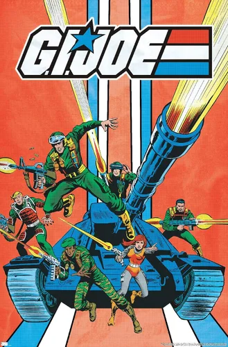 Vista 11 de Trends International GI Joe-Tank - Póster de pared, 14.725 x 22.375 pulgadas, versión enmarcada de madera de granero
