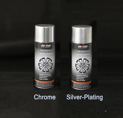 Vista 3 de EASTUP Pintura en aerosol de esmalte acrílico metálico de imitación de plata premium para ruedas - Acabado brillante, alta durabilidad, resistente