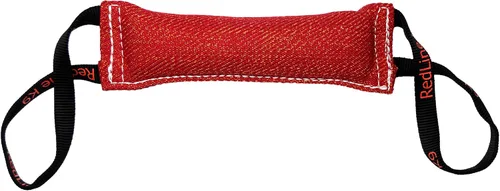 Vista 4 de Redline K9 - Juguete para tirar de traje de mordida (3 x 10 pulgadas), 2 asas (negro)