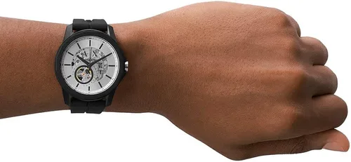 Vista 6 de Armani Exchange Banks - Reloj automático para hombre Negro - Correa