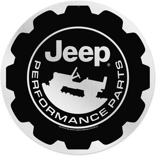 Vista 8 de Letrero de metal en relieve para Jeep Wrangler Azul marino