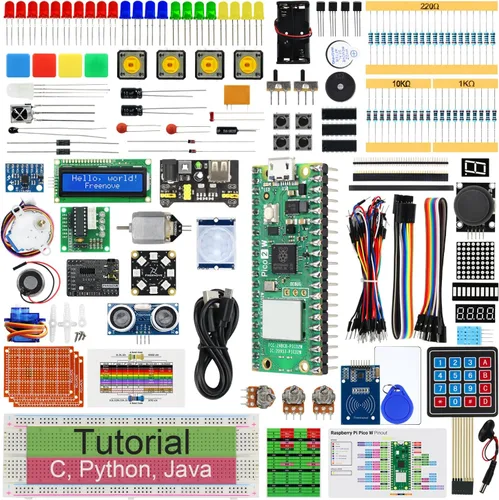 Vista 9 de Freenove Kit de inicio definitivo para Raspberry Pi Pico (incluido), microcontrolador Cortex-M0+ de doble núcleo, tutorial detallado de 767 páginas