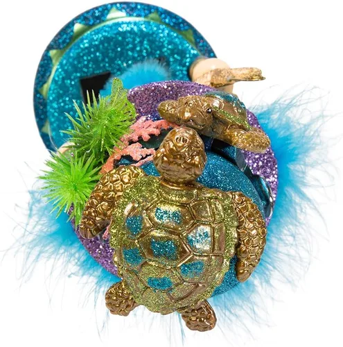 Vista 6 de Kurt Adler Cascanueces de Hollywood con sombrero de tortuga marina, 11 pulgadas