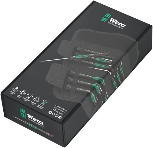 Vista 3 de Wera 05073675001 Kraftform Micro-Set/12 Sb 1 Juego de destornilladores