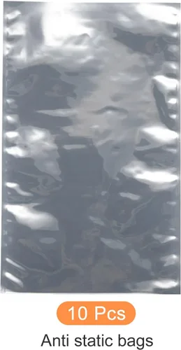 Vista 6 de Bolsas antiestáticas de protección ESD reutilizables, [para dispositivo electrónico GPU disco duro SSD HDD placa madre] - 8 x 13 pulgadas/10