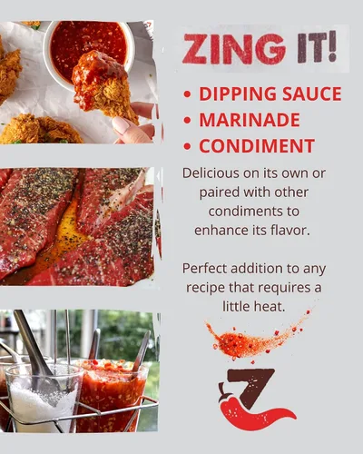 Vista 4 de Zing Sambal Oelek Salsa picante de ají y ajo, salsa picante de jengibre y ajo, 5 onzas Todo natural, vegano Lote pequeño hecho a mano Para