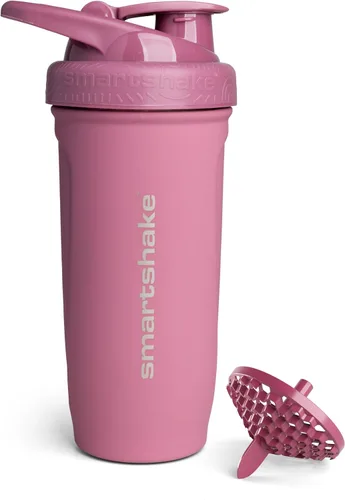 Vista 9 de Smartshake Reforce - Botella mezcladora de proteínas de acero inoxidable, sin aislamiento, unisex, para gimnasio, botellas agitadoras de metal, 30.4