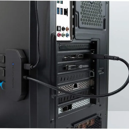 Vista 5 de Cable Matters 101065, divisor Mini DisplayPort/DisplayPort (2 DP + 1 HDMI), DP MST Hub con 2 puertos de pantalla y 1 HDMI para Windows,