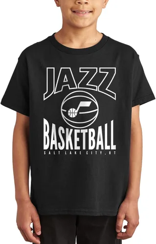 Vista 30 de Junk Food NBA Team Basketball - Camiseta de manga corta para niños y niñas con licencia