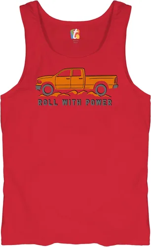 Vista 59 de Tee Hunt Camisetas gráficas y camisetas sin mangas para hombre Roll with Power Pickup Truck
