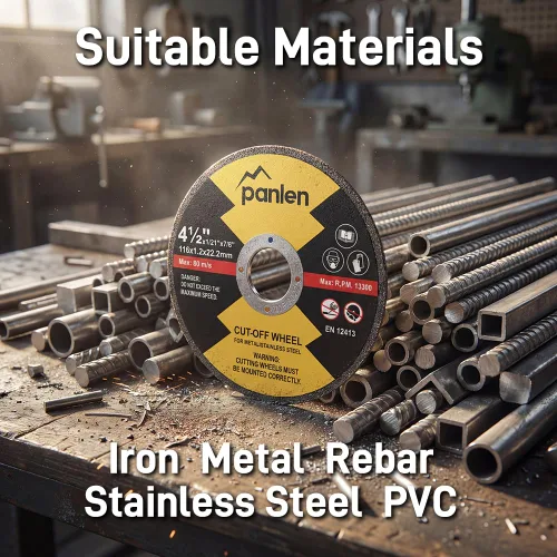 Vista 7 de Paquete de 50 ruedas de corte de 4 1/2 pulgadas de metal fino y acero inoxidable, disco de corte rápido profesional para amoladora angular