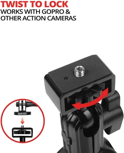Vista 7 de Tackform Soporte para reposacabezas para GoPro y otras cámaras de acción, 10.75 pulgadas