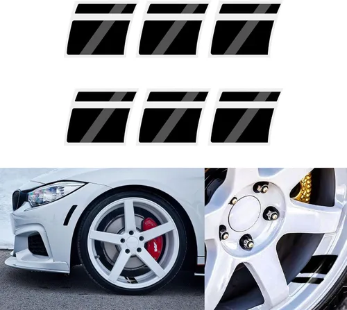 Vista 18 de x xotic tech Calcomanías de vinilo de rayas para espejo retrovisor estilo AMG Racing AMG, compatibles con Mercedes Dodge, Chevrolet Chrysler, etc.