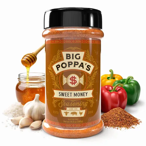 Vista 12 de Big Poppa's Double Secret Condimento para Bistec – Sazonador para Bistec Galardonado con Sal Marina Fina, Ajo en Polvo y Sal de Limón – Mezcla