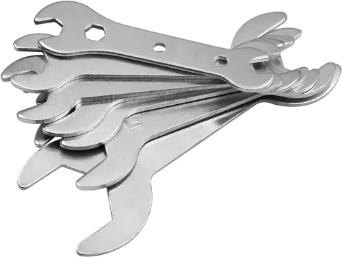 Vista 8 de Herramienta de llave inglesa de bicicleta de múltiples agujeros, llave de flores de 0.079 in, herramienta de extracción e instalación de pedal