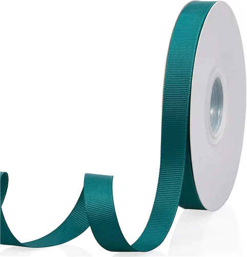 Vista 25 de Cinta de grogrén de doble cara de color liso azul bebé de 1-1/2 pulgadas x 50 yardas para envolver regalos, bodas, fiestas, manualidades, lazos