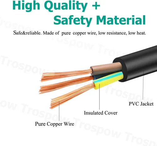 Vista 5 de Cable de alimentación de repuesto para LG LCD LED Smart TV 32LB5600 32LN570B 42LN5400 55GA6400 65LB6190 42LB5600 42LN5700 50LF6000-UB 50LN5100-UB