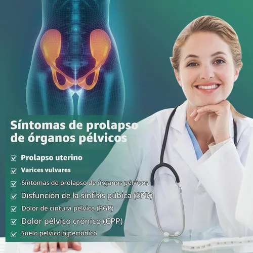 Vista 6 de Cinturón de embarazo y maternidad con banda de compresión para la ingle, para hernia, dolor de suelo pélvico, prolapso, banda para el vientre