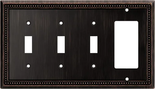 Vista 10 de Henne Bery Sunken Pearls Placa de Pared Decorativa de Servicio Pesado Placa de Interruptor Cubierta de Tomacorriente