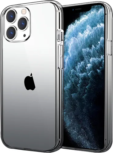 Vista 52 de JJGoo Funda transparente compatible con iPhone 11 Pro Max, transparente, suave, a prueba de golpes, delgada, delgada, antigolpes, color rosa