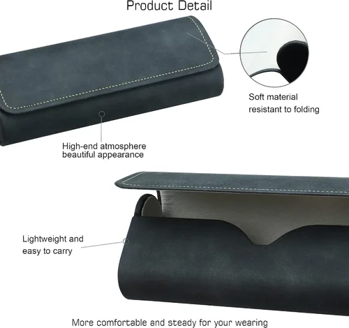 Vista 2 de Funda rígida para gafas y gafas de sol para hombres mujeres y niños