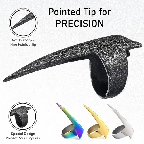 Vista 6 de Anillos Profesionales para Seccionar Cabello - Herramientas de Trenzado de Acero Inoxidable para Rastas, Pelucas, Rizado, Tejido, Balayage e