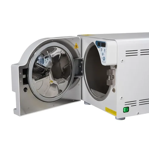 Vista 3 de Esterilizador de vapor automático con pantalla LED digital, autoclave de alta temperatura, equipo esterilizador de laboratorio de clase N/botón