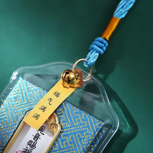 Vista 2 de 2 piezas de omamori japonés para bendición amor/matrimonial/tradicional hecho a mano